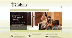 Desktop Screenshot of calvincrc.org
